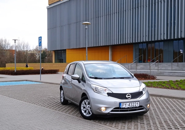 Nissan Note cena 29900 przebieg: 155000, rok produkcji 2014 z Poznań małe 67